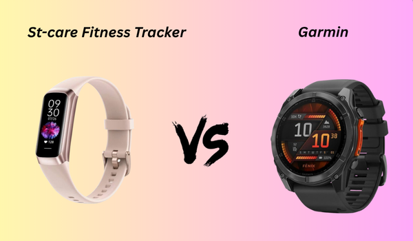 St-care Fitness Tracker vs Garmin