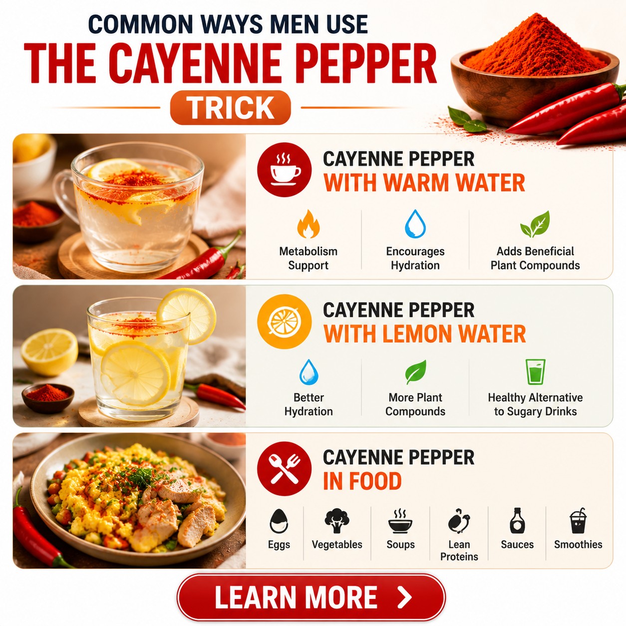 Ways to use cayenne pepper