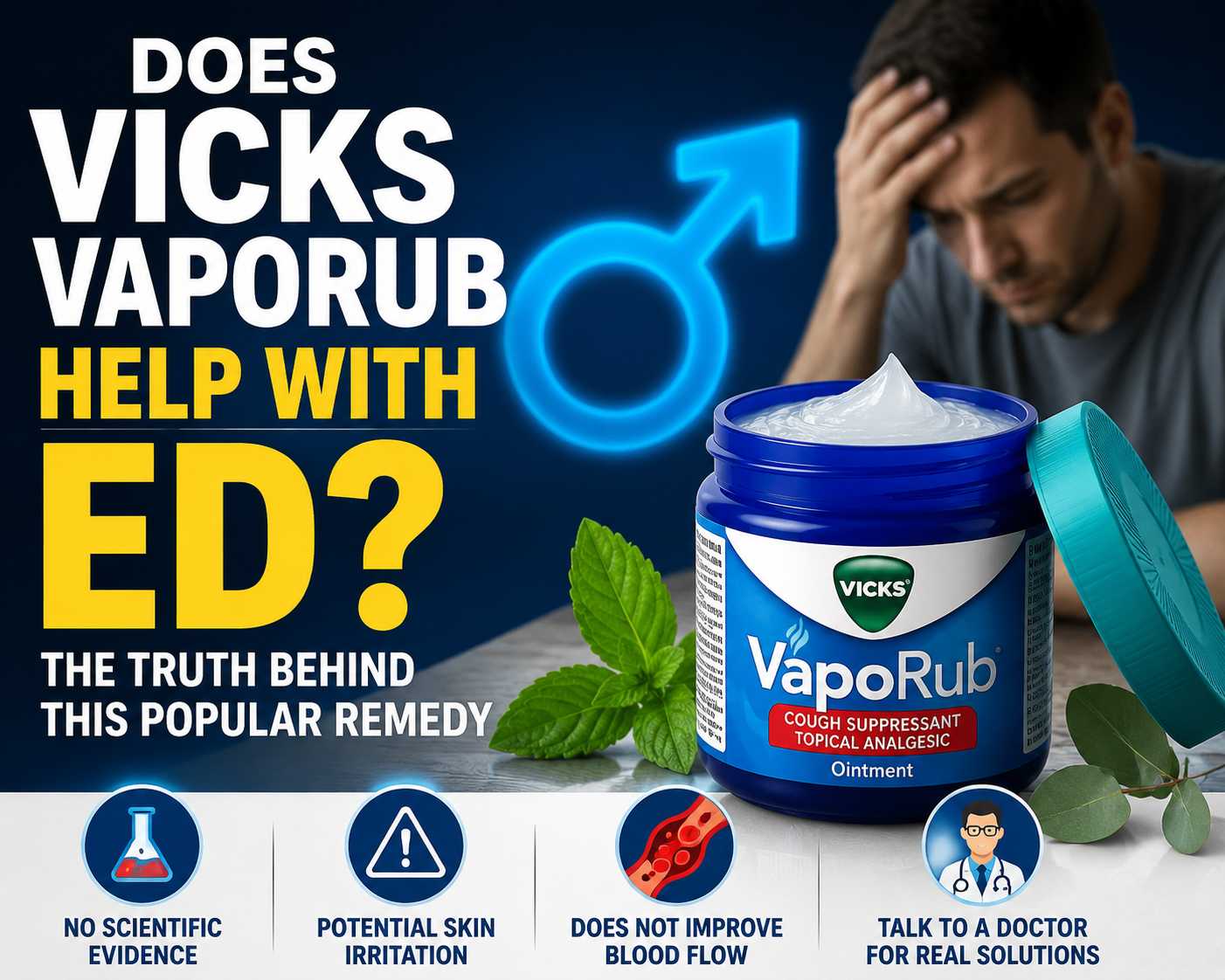 does vicks vapor rub help with ed