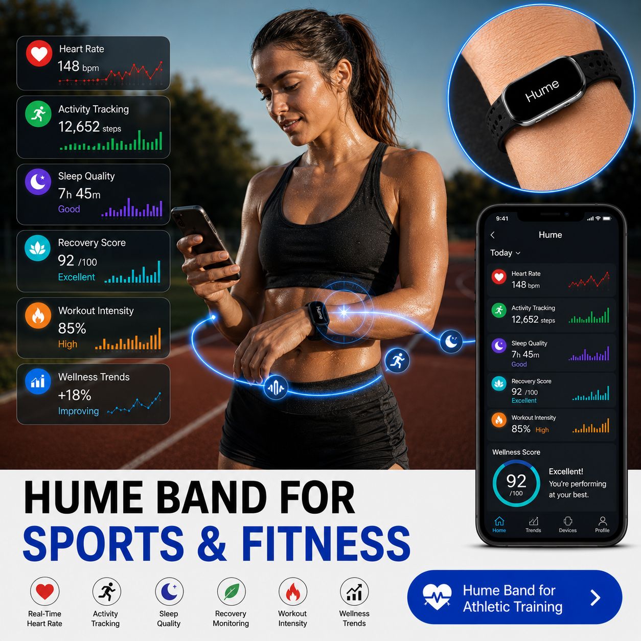 Hume Band Good for Athletes - 3