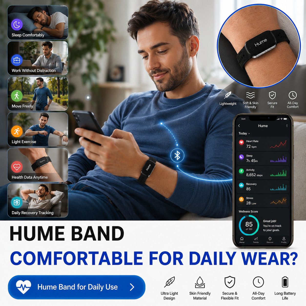 Hume Band Suitable for Everyday Use - 2