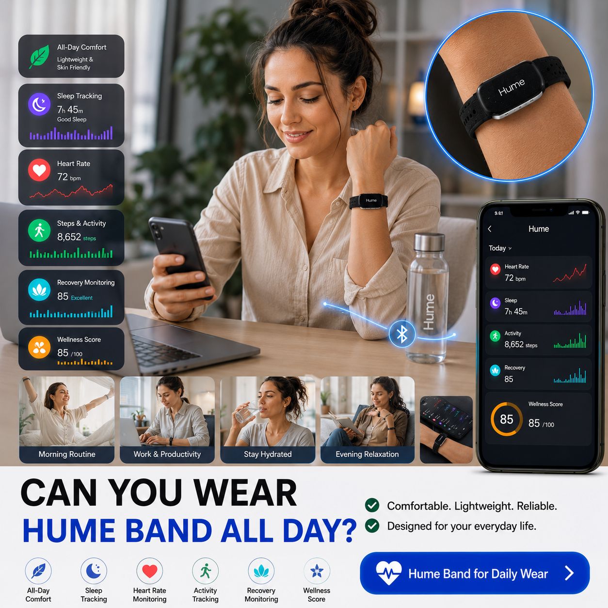 Hume Band Suitable for Everyday Use - 3