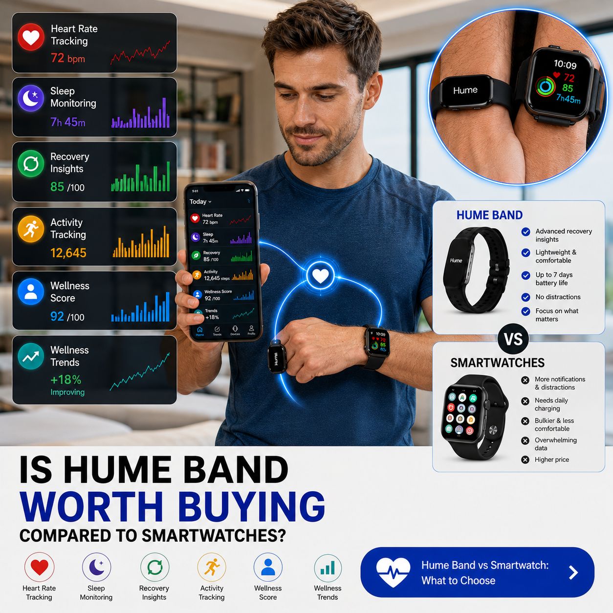 Hume Band Worth Buying Compared to Smartwatches - 3