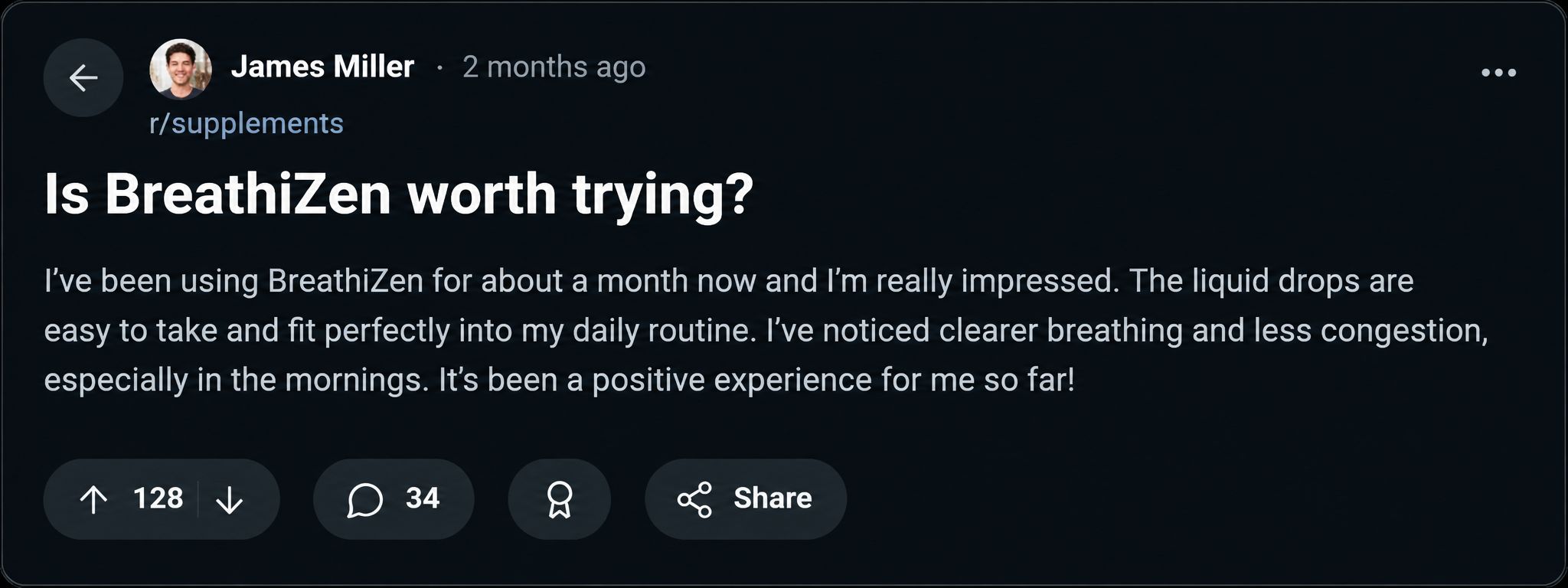 Breathizen - Custimer Reviews 3