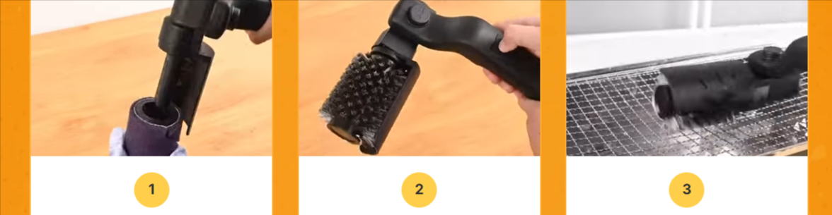 Comment l’utiliser - Grill Sync Electric Brush