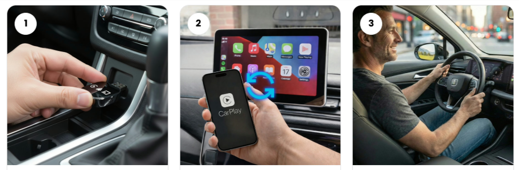 DrivePair Wireless CarPlay - How to Use