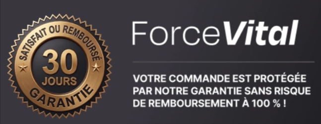 ForceVital - Garantie satisfait ou remboursé
