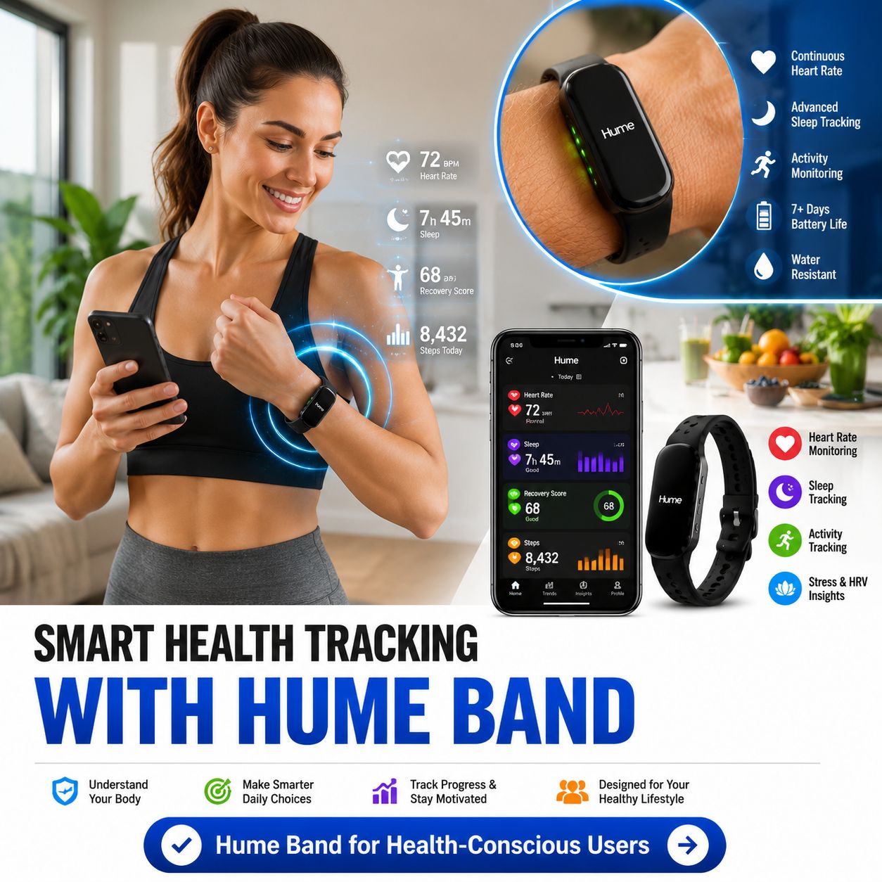 Hume Band Good for Health-Conscious Users - 1