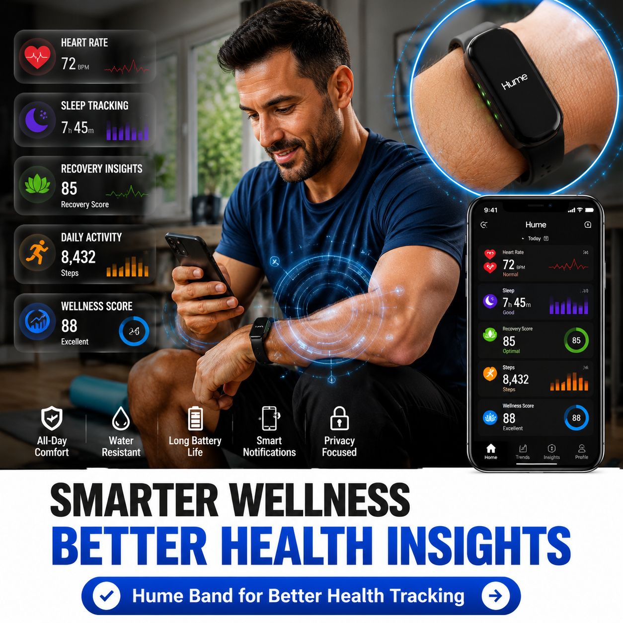 Hume Band Good for Health-Conscious Users - 3