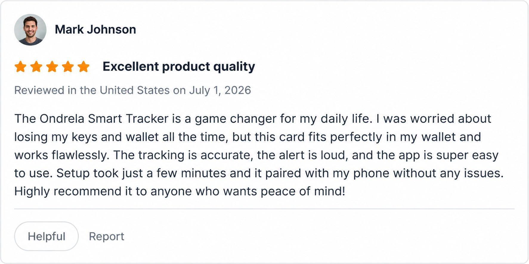 Ondrela Smart Tracker - Customer Reviews 4