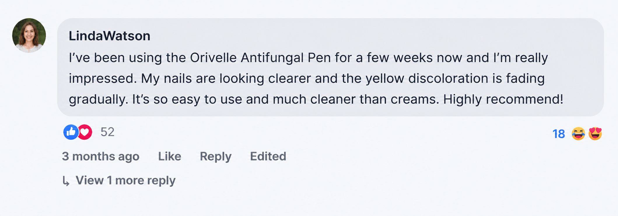 Orivelle Antifungal Pen - Customer Reviews 2