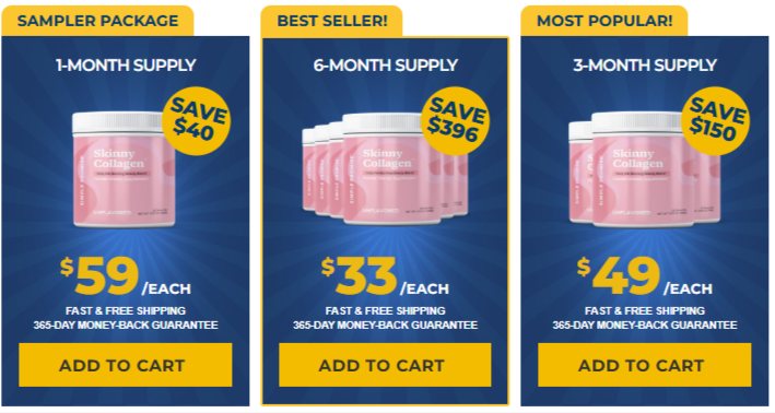 Skinny Collagen - Price Details