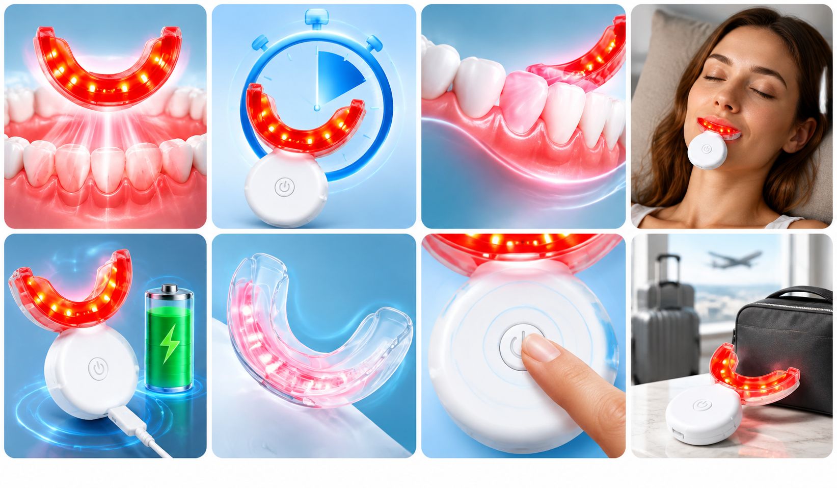 Toothcare Red Light Gum Device - Features