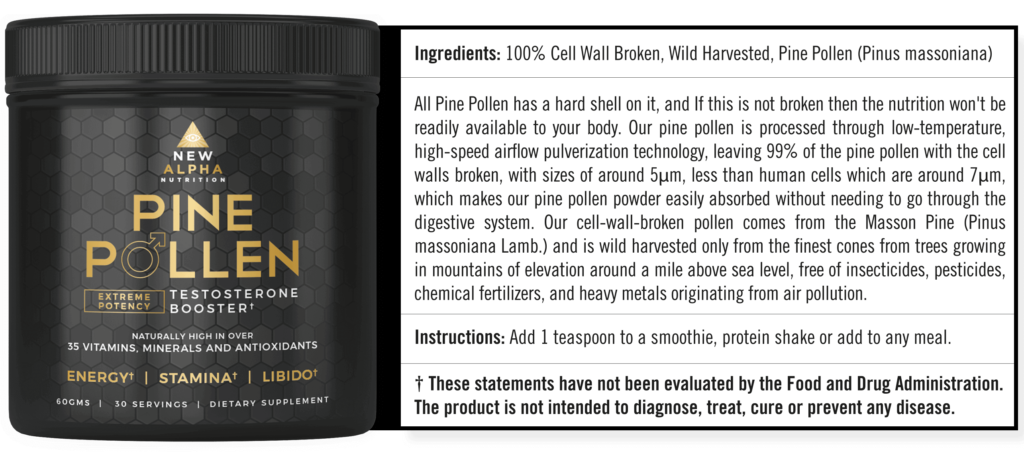 Pine Pollen Reviews