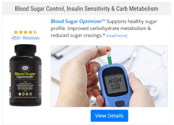 Blood Sugar Optimizer