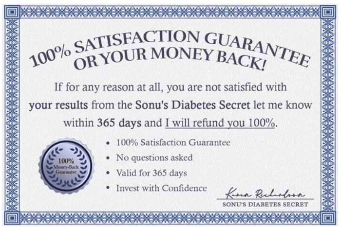 sonu's diabetes secret review