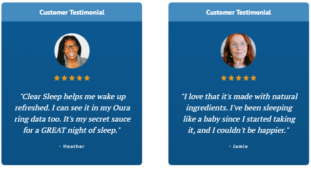 Clear Sleep Customer Reviews