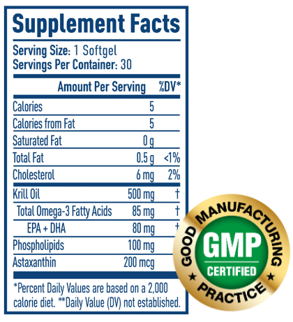 NativePath Antarctic Krill Oil Ingredients