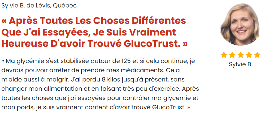 Avis des clients de GlucoTrust