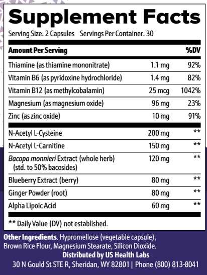 Nerve Fuel Ingredients