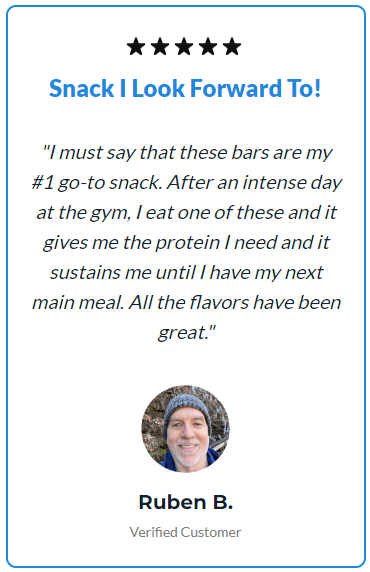 ATLAS Nutrition Bars Customer Reviews