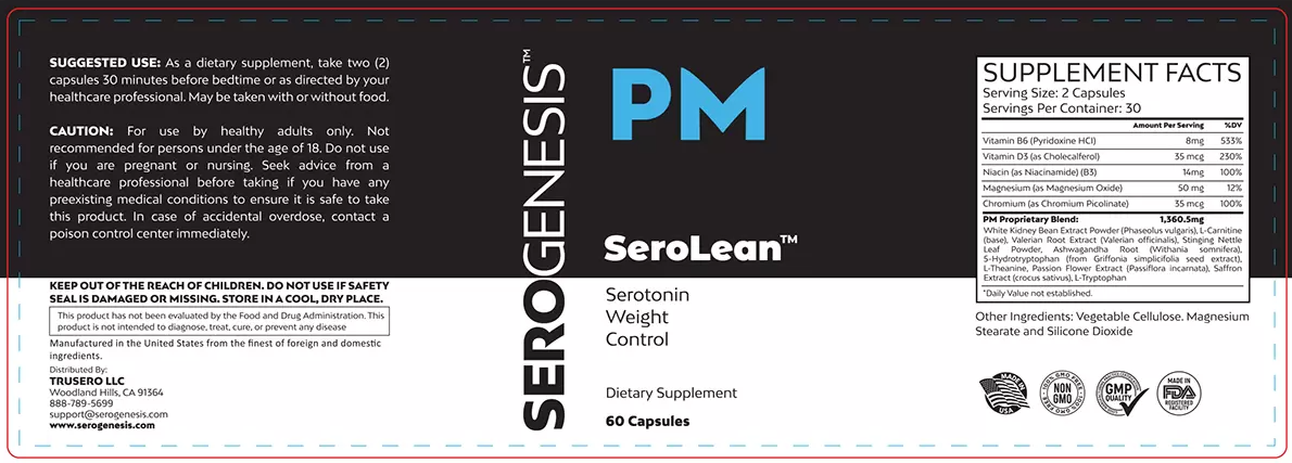 SeroLean PM Ingredients