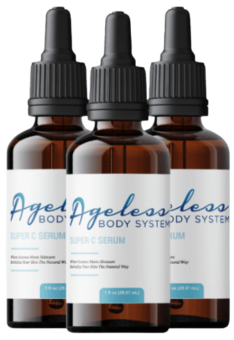 Ageless Body System Super C Serum Three Bottles