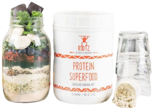 Rootz Protein Superfood single bottle