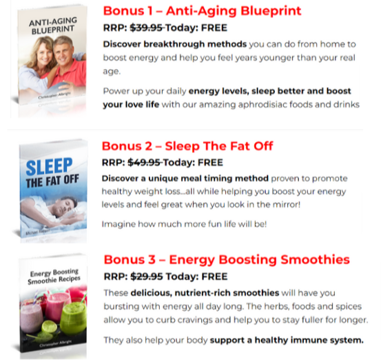 Lean Body Tonic Bonuses