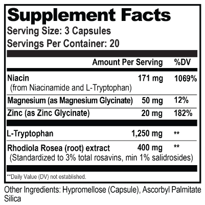 Natural Stacks Serotonin Brain Food Ingredients