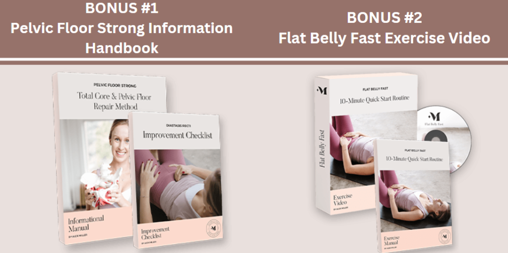 Pelvic Floor Strong program Bonuses