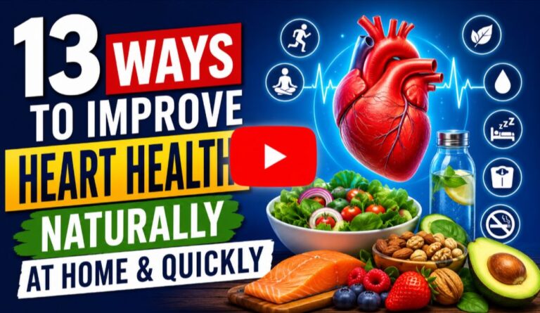 13 Ways to Improve Heart Health Naturally at Home & Quickly
